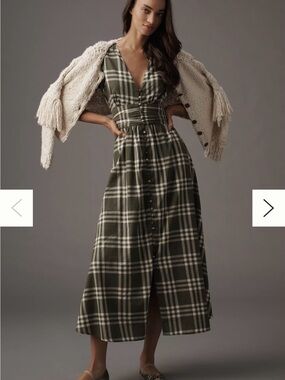 Katerina Button Front Dress